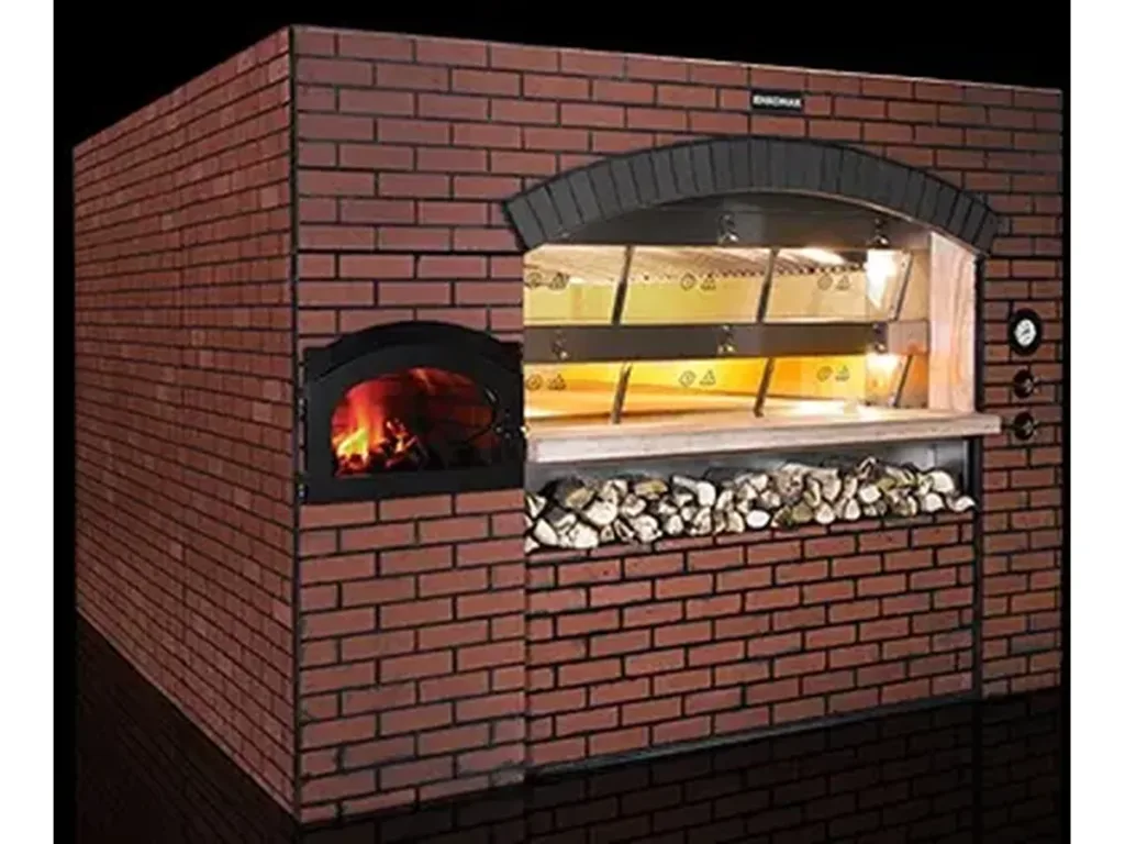 Horno de pisos de tubos anulares tradicional con suela de piedra refractaria