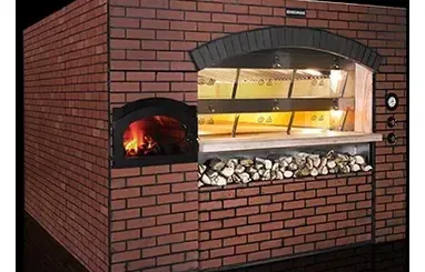 Horno de pisos de tubos anulares tradicional con suela de piedra refractaria