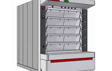 Horno de pisos de tubos anulares para pellet con piedra refractaria