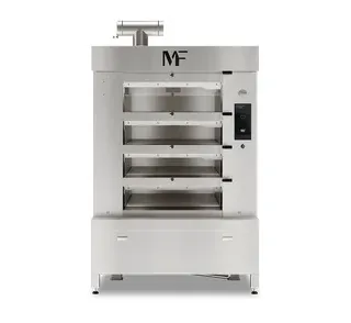 Horno de pisos Mondial Forni LEM de tubos anulares en acero inoxidable
