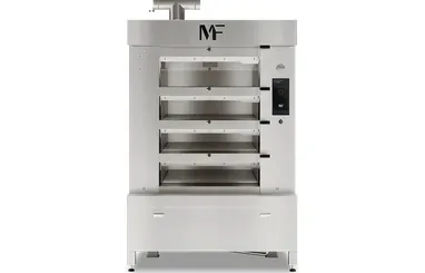 Horno de pisos Mondial Forni LEM de tubos anulares en acero inoxidable