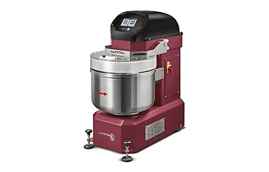 Amasadora de espiral Sunmix para panadería con cuba inoxidable y control digital