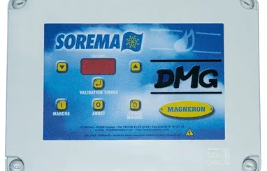 Cuenta litros por gravedad Sorema DMG para panaderías y pastelerías
